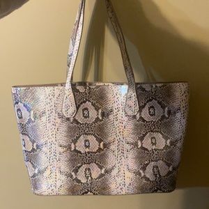 Caroline Hill snake print bag